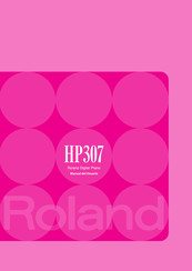 Roland HP307 Manual Del Usuario