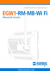 exemys EGW1-RM-MB-WI FI Manual Del Usuario