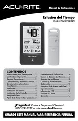 AcuRite 00510SBDI Manual De Instrucciones