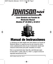 Johnson 40-6512 Manual De Instrucciones