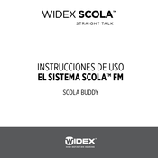 Widex SCOLA FM Instrucciones De Uso