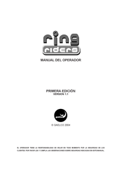 GAELCO RING RIDERS Manual Del Operador