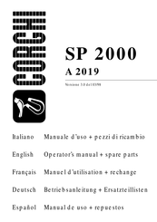 Corghi SP 2000 Manual De Uso