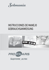 Solmania PROSOLARIS Supreme_ULTRA Instrucciones De Manejo