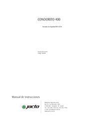 Jacto CONDORITO 400 Manual De Instrucciones