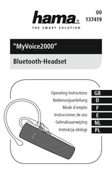 Hama MyVoice2000 Instrucciones De Uso