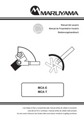 Maruyama MCA-E Manual Del Usuario