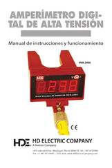 HDE HVA-2000 Manual De Instrucciones Y Funcionamiento