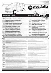 Westfalia HY-051-DHW Instrucciones De Montaje