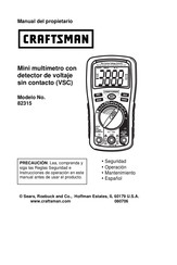 Craftsman 82315 Manual Del Propietário