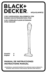 BLACK&DECKER HFEJ415JWMF22 Manual De Instrucciones