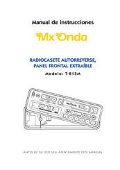 Mx Onda T-815M Manual De Instrucciones