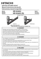 Hitachi NR 65K2 Instrucciones Y Manual De Seguridad