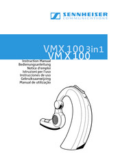 Sennheiser VMX 100 Instrucciones De Uso