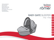 BRITAX RÖMER BABY-SAFE SLEEPER Instrucciones De Uso