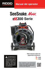 RIDGID SeeSnake Max rM200 Serie Manual Del Operador