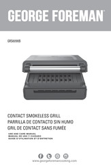 George Foreman GRS6090B Manual De Uso Y Cuidado