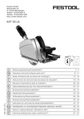 Festool AXT 50 LA Instrucciones De Servicio