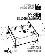 Palmer PEBHER HERRENCHOR BASS CHORUS Manual De Usuario