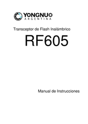 YONGNUO ARGENTINA RF605 Manual De Instrucciones