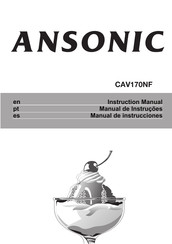 Ansonic CAV170NF Manual De Instrucciones