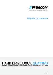 Freecom HARD DRIVE DOCK QUATTRO Manual De Usuario