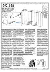 Oeseder Möbelindustrie 992 078 Manual De Instrucciones