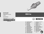 Bosch BBQ Fan Manual De Instrucciones