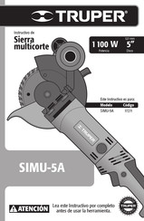 Truper SIMU-5A Manual Instructivo