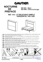 Gautier 414 Manual De Instrucciones