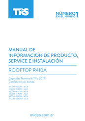 Midea MCCH-R180N1 ACA Manual De Información De Producto, Service E Instalación
