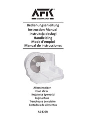 AFK AS-120R Manual De Instrucciones