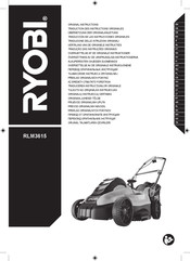 Ryobi RLM36615 Traducción De Las Instrucciones Originales