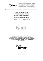 Bimar HC11T Folleto De Instrucciones