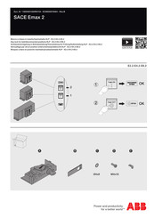 ABB SACE Emax 2 Manual De Instrucciones