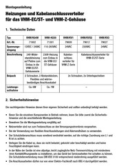 Eneo VHM/KV1 Instrucciones De Montaje