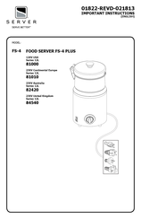 Server 84540 Instrucciones Importantes