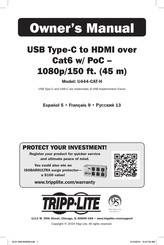 Tripp-Lite U444-CAT-H El Manual Del Propietario