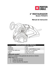 Porter Cable PXRA2676 Manual De Instruccion