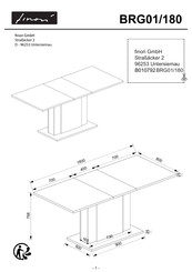 finori BRG01/180 Manual De Instrucciones