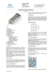 sauter FL Serie Manual De Instrucciones