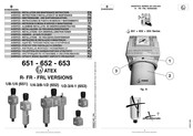 Emerson AVENTICS 652 Serie Instrucciones De Puesta En Marcha Y Mantenimiento