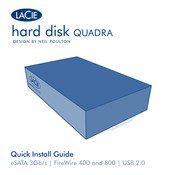 LaCie hard disk QUADRA Guía De Instalación Rápida