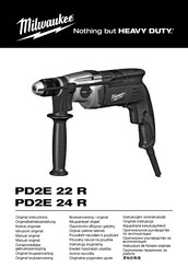 Milwaukee PD2E 24 R Manual Original