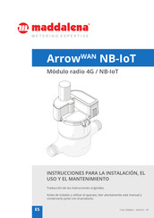 Maddalena Arrow WAN Instrucciones Para La Instalación, El Uso Y El Mantenimiento