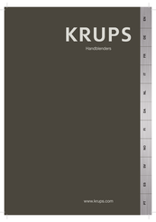 Krups HZ300110 Manual De Instrucciones