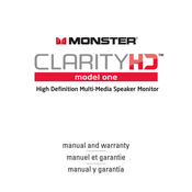Monster CLARITY HD ONE Manual Y Garantía