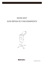 Takara Belmont MICRO MIST Guía Rápida De Funcionamiento