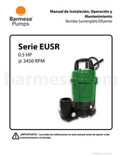 Barmesa Pumps EUSR Serie Manual De Instalación, Operación Y Mantenimiento