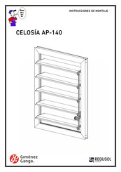 Gimenez Ganga CELOSÍA AP-140 Instrucciones De Montaje